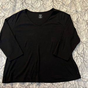 Venezia Black Long Sleeve •Size 18/20